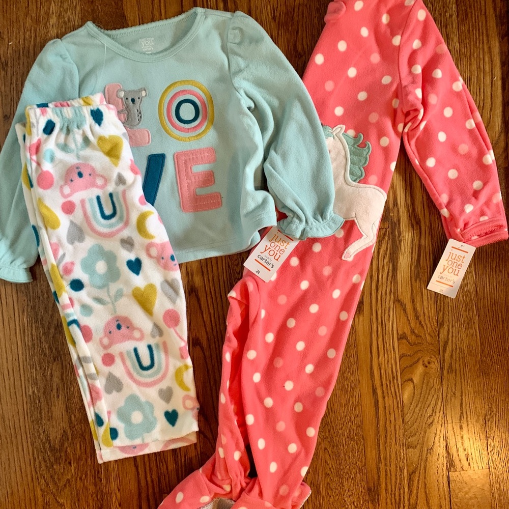 Just One You by Carter’s Toddler Girls 2T Fleece Wear New